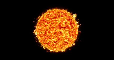 4K Sun with flares Stock Footage 106895228