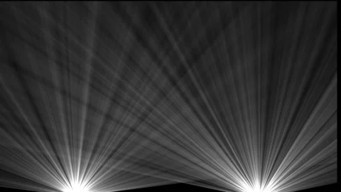 4K Sun Rays &amp; Flare Glow Effects | White Spotlight Overlays on Black Background Stock Footage 309409515