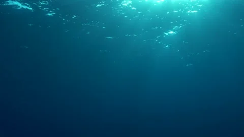 4K sunrays through the surface of the water, Maldives Stock Footage 262732435