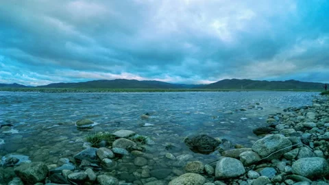 4K. Sunrise on the Ulaan river, Mongolia. Ultra HD, 3840x2160 Stock Footage 106959620