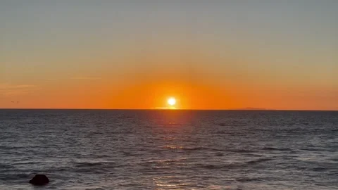 4K Sunset beach  Stock Footage 267146627