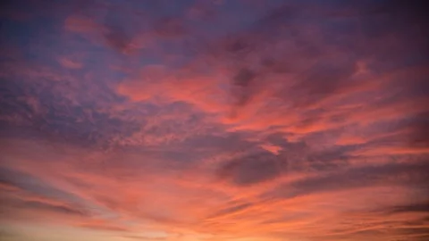 4k Sunset Clouds TimeLapse Stock-Footage 87640053