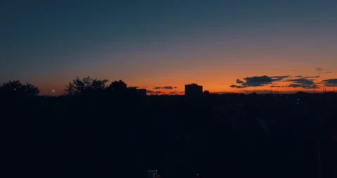 4k Sunset Drone Shot 库存影片 251763123