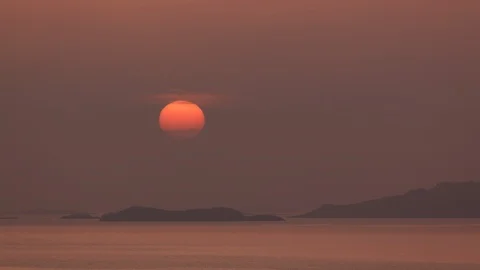 4k Sunset Nature Timelapse in Beautiful Archipelago Sweden Nature Time lapse Stock Footage 103797247