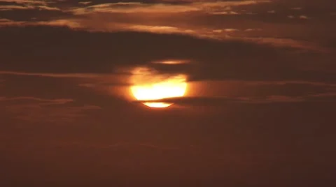 4K sunset realtime - marocco clouds 動画素材 42089423