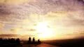 4K Sunset Silhouette 05 Tilt Up Timelapse Crowds Los Angeles Overlook 4k or 4k+ Resolution