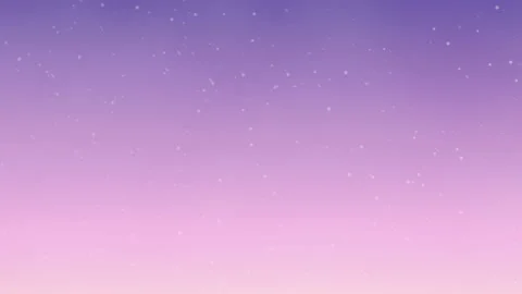 4k. Sunset Sky. Snowflakes background. Falling snow flakes. Stock Footage 119729826