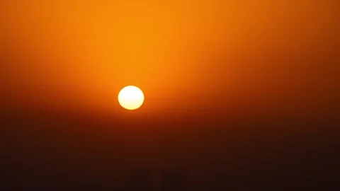 4K Sunset Sun Setting Natural Phenomenon Time Lapse Video stock 347205417