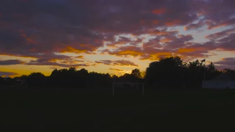 4k sunset time lapse. Stock Footage 158078403