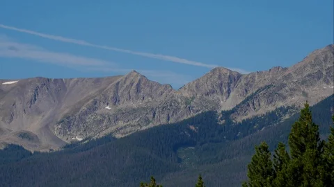 4k Sunset Time Lapse of Mountains With Clouds Video stock 96303134