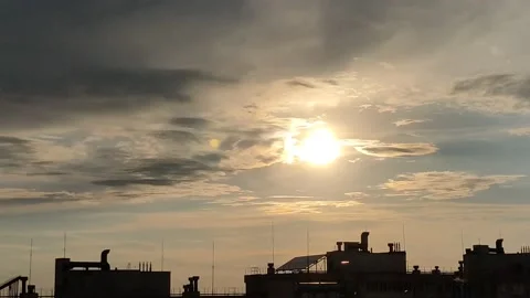 4K sunset timelapse 02 스톡 동영상 155451429