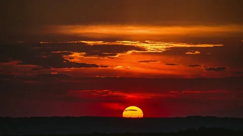 4K Sunset Timelapse Stock Footage 57780880