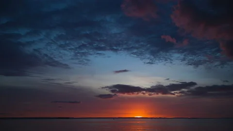 4k Sunset timelapse Stock Footage 158817364