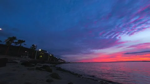 4k Sunset timelapse Stock Footage 159565935