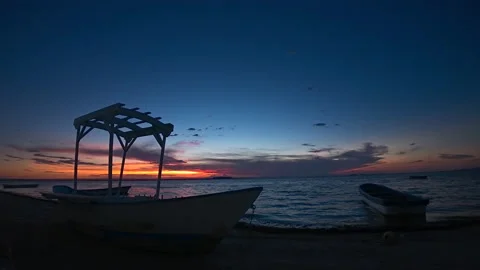 4k Sunset timelapse Stock Footage 159566266