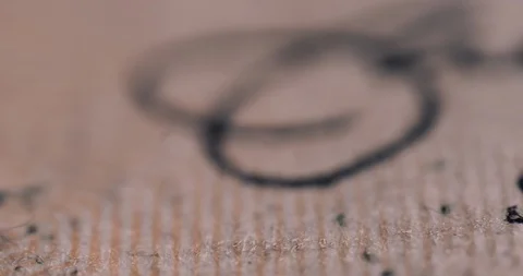 4k Super Macro Close Ups- U.S. Currency- "Treasury" Printed on on $20 Bill Stock Footage 129395365