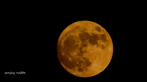 4k super moon Video stock 271634815
