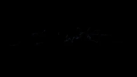 4K Surface Ground Glow Lightning Pulse Overlay on Black Screen Video stock 341461648