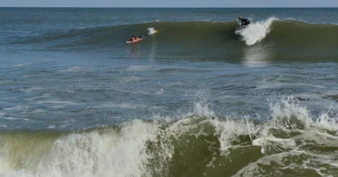 4K, Surfing, ocean, waves Vidéo 46690223