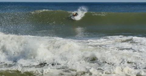 4K, Surfing, ocean, waves Stockbeeldmateriaal 46690299