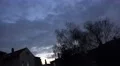 4k Swarm crows flying back to the city at cloudy evening 4k or 4k+ Resolution