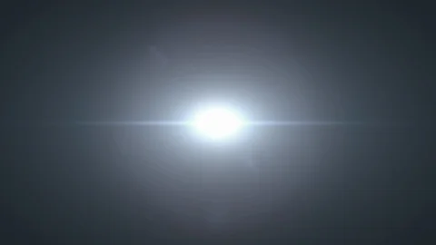 4K Symmetrical explosion flash lights optical lens flares transition shiny Stock Footage