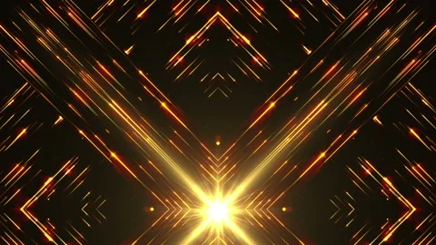 4k Symmetrical Gold Threads. Awards Ceremony Background Stock Footage 172325689