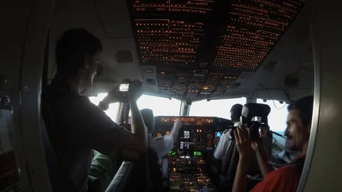 4k Take off with plane timelapse  Stock Footage 72531711
