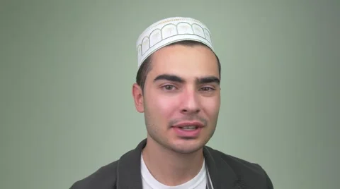 4K Talking Young Muslim Man Stock Footage 42297992