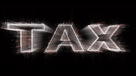 4k tax word tag cloud,binary computer code. 스톡 동영상 111573291