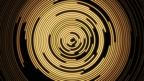 4k tech Hud Target Display Computer Data.Target Scanner Radar Rotation.Head-up. Stock Footage 93533804