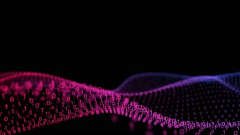 4K Technologic binary code background | Stock Video | Pond5