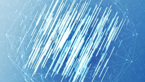4K Technologic cube line background(loopable) Stock Footage 155526558