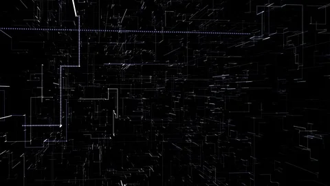 4K technological animated background Stock Footage 119629842