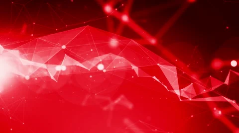 4k Technology Abstract Animation Background Seamless Loop. Red Color Stock-Footage 55302005
