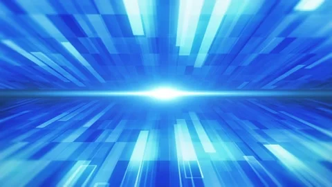 4k Technology Background Blue Fiber Optic Abstract Stock Footage 130380628