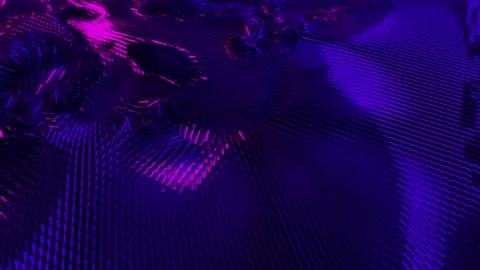 4k Technology futuristic background. Violet and pink neon light. Stock Footage 141558461