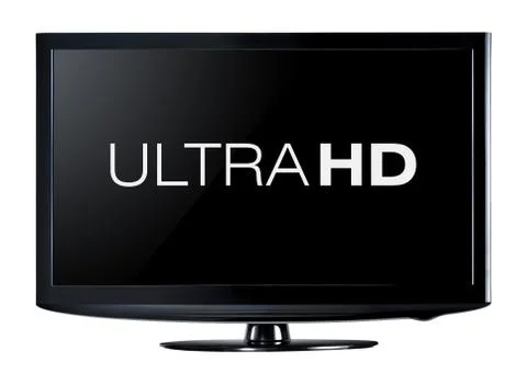 4k television display Stock Illustration