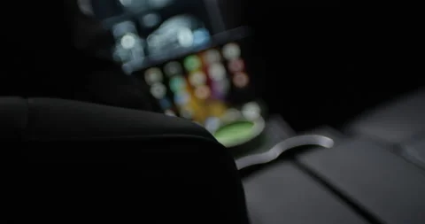 4k Tesla Model S interior man in drivers seat using touchscreen Stock Footage 137616118