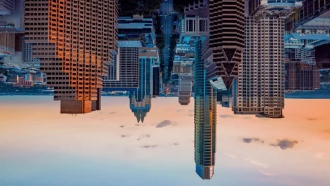 4K Texas Capitol Austin Skyline 1st Street South Congress Avenue Time Lapse Stock Footage 113687045