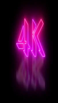 4K Text animation in vertical high resolution. Easy to put into any video. .. Stock Illustration