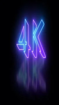 4K Text animation in vertical high resolution. Easy to put into any video. .. Stock Illustration