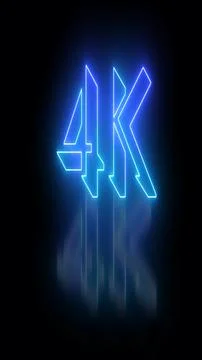 4K Text animation in vertical high resolution. Easy to put into any video. .. Stock Illustration