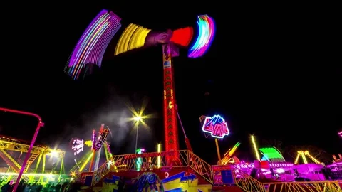 4K Theme Park Timelapse, Adelaide Stock Footage 77018146