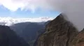 4k Thick clouds panning mountain peak in Madeira 4k or 4k+ Resolution