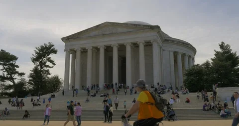 4K Thomas Jefferson Memorial 스톡 동영상 106208598