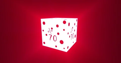 4K Three Dimensional Light Cube - % 70 Sale |Loopable Stock Footage 110184374