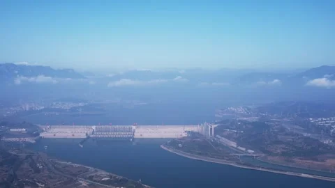 4K Three Gorges Dam Video stock 340400718