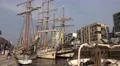 4k Three tall ships at the pier in Hamburg Speicherstadt 4k or 4k+ Resolution
