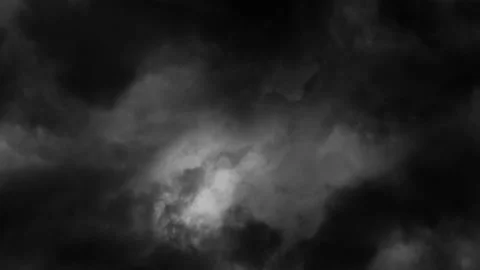 4k thunderstorm Cumulus Cloud Moving Fast With A Dark Cloud. Stock Footage 186095614